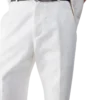 Pantalones chinos con monograma en blanco Pantalones chinos con monograma en blanco