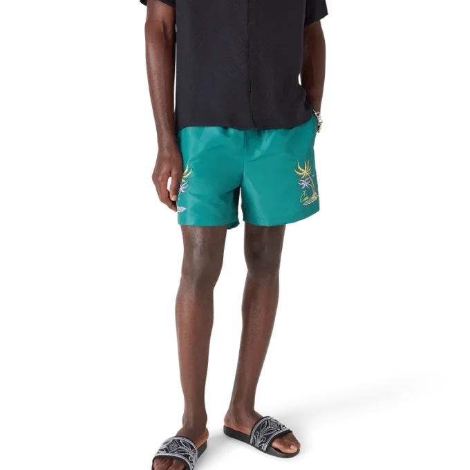 Pantalones cortos con bordado Casa