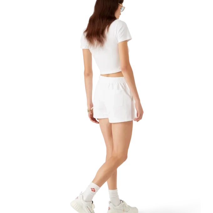 Pantalones cortos de chándal con logotipo apilado