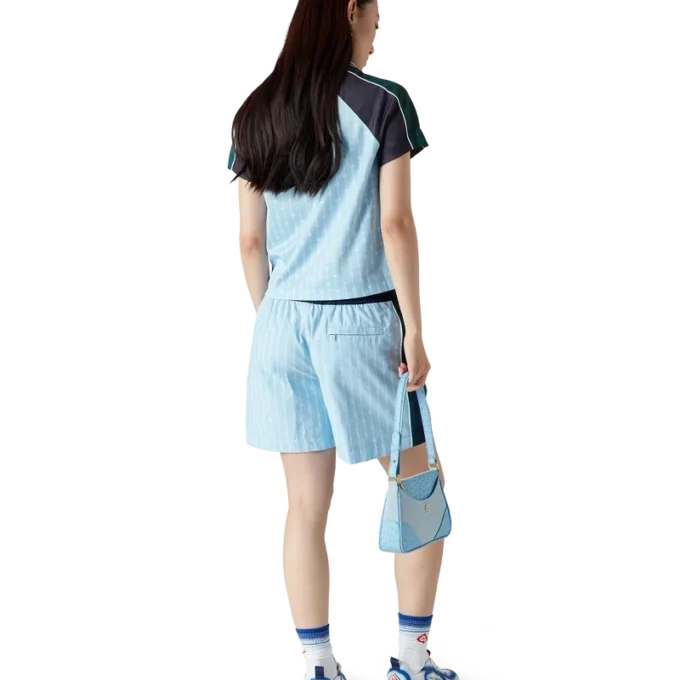 Pantalones cortos de chándal Laurel a rayas