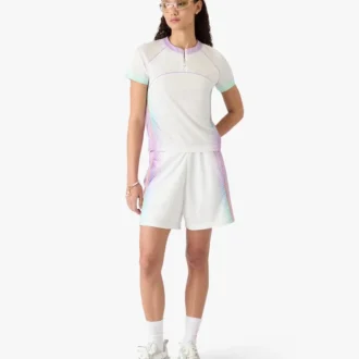 Pantalones cortos de fútbol de malla con degradado de cristal