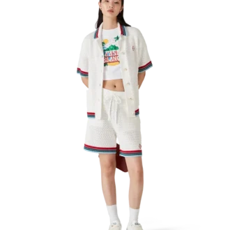 Pantalones cortos de ganchillo góticos