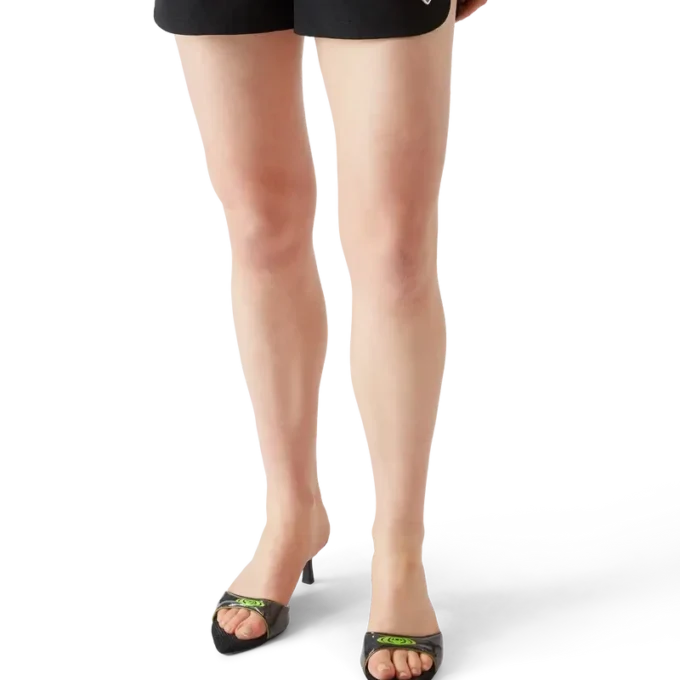 Pantalones cortos de nailon con monograma