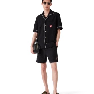 Pantalones cortos de rizo jacquard Monogram Pantalones cortos de rizo jacquard Monogram