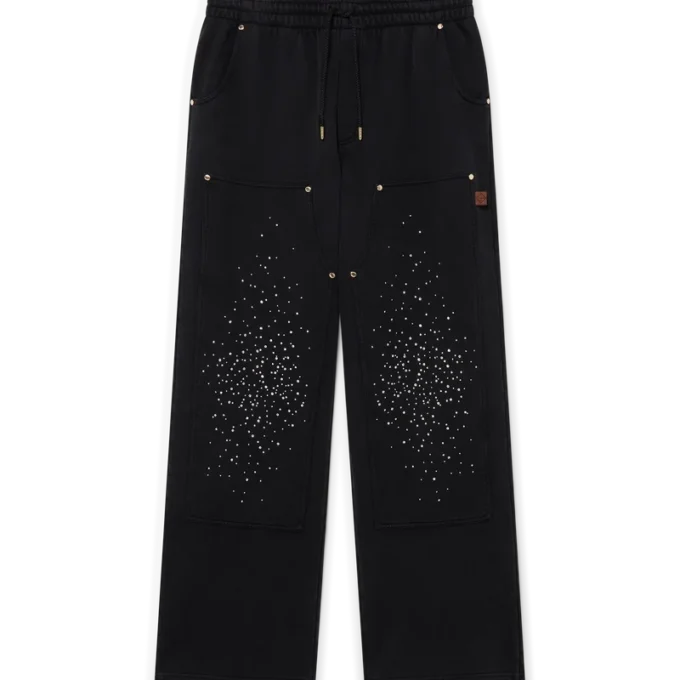 Pantalones de chándal con adornos de cristales de La Pramonition