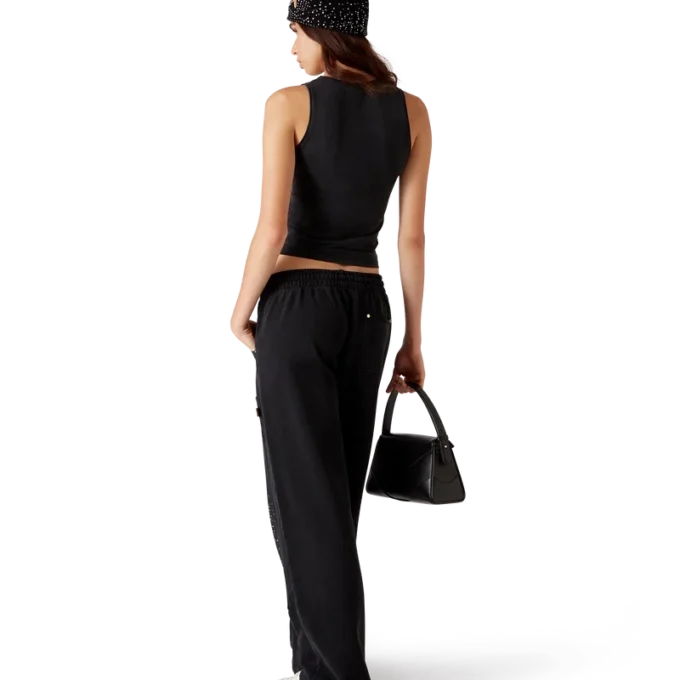 Pantalones de chándal con adornos de cristales de La Pramonition