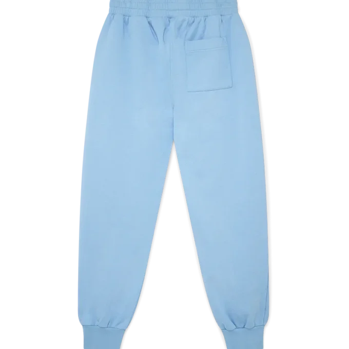 Pantalones de chándal con parche con el logotipo azul