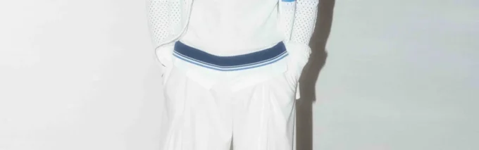 Camisas de malla a rayas blancas y azules para pantalones cortos