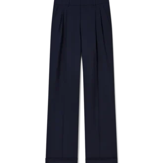 Pantalones de lana a medida con pliegues