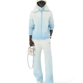 Pantalones de mohair con degradado difuminado