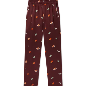 Pantalones de pijama de satén de seda Vices