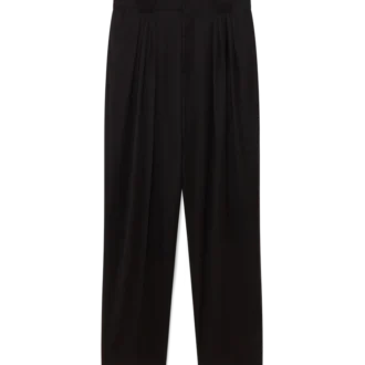 Pantalones de sastrería de lana con cinco pliegues