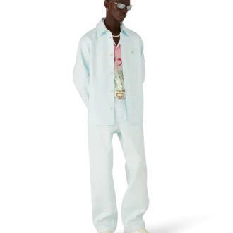 Pantalones de trabajo de algodón con monograma