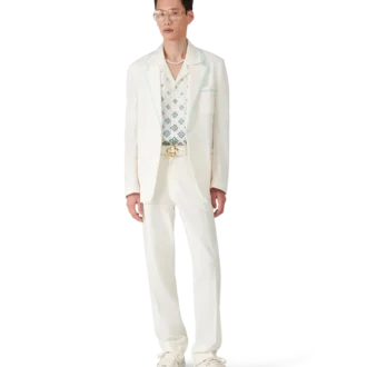 Pantalones plisados de lino