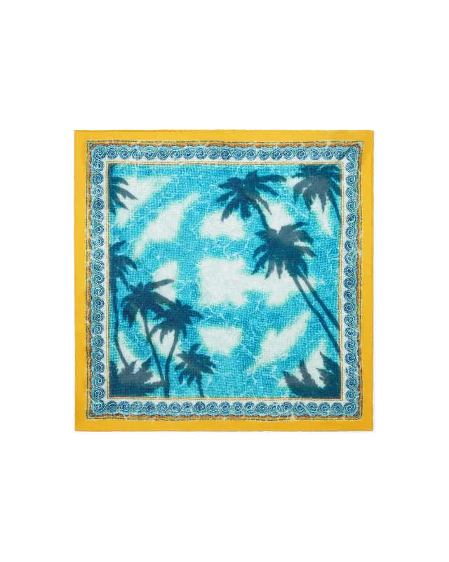 Pañuelo de seda mediano Poolside Emblem Pañuelo de seda mediano Poolside Emblem