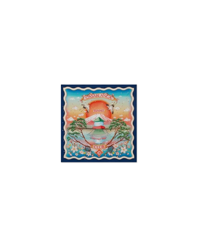 Pañuelo de seda mediano Tennis Club Pañuelo de seda mediano Tennis Club