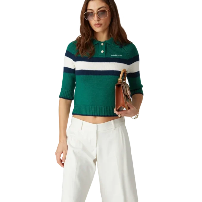 Polo con bloques de color