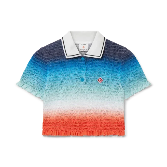 Polo corto con degradado Polo corto con degradado