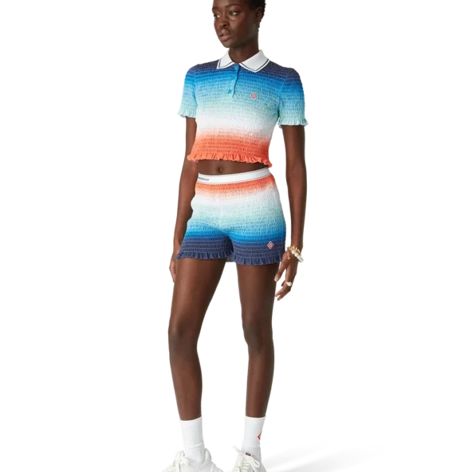 Polo corto con degradado Polo corto con degradado