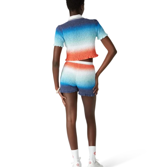 Polo corto con degradado Polo corto con degradado