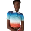 Polo corto con degradado Polo corto con degradado