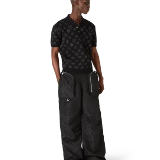 Polo de jacquard con monograma