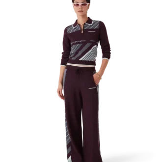 Polo de manga larga Diagonal Tennis Merino