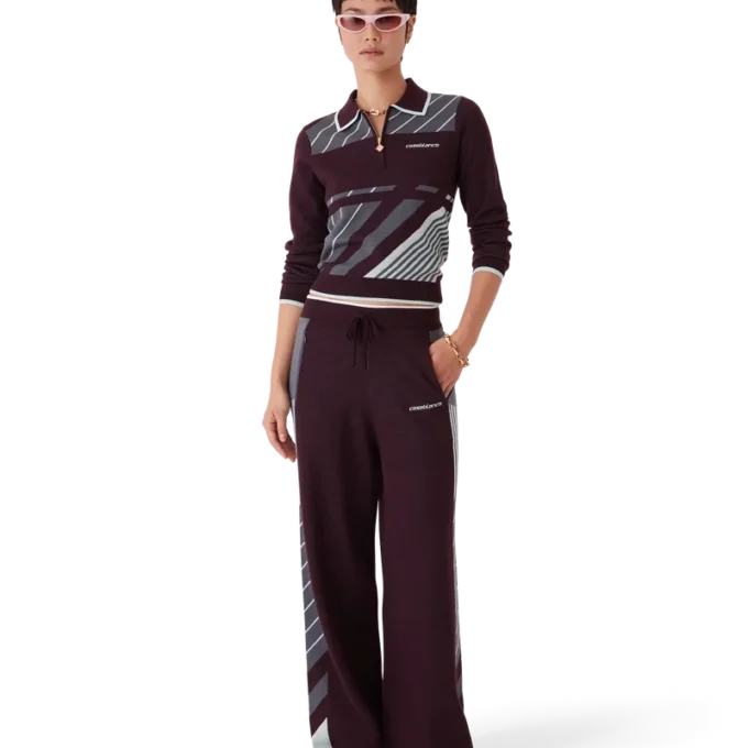 Polo de manga larga Diagonal Tennis Merino Polo de manga larga Diagonal Tennis Merino