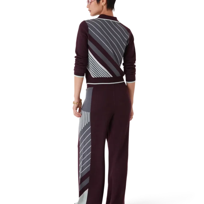 Polo de manga larga Diagonal Tennis Merino Polo de manga larga Diagonal Tennis Merino