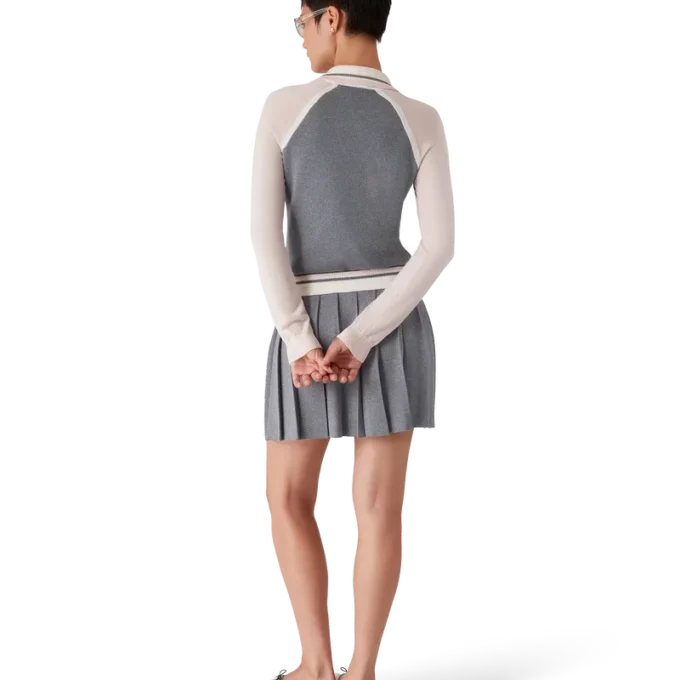 Polo de manga larga Merino Tennis Polo de manga larga Merino Tennis