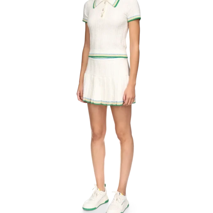 Polo de punto acanalado Polo de punto acanalado