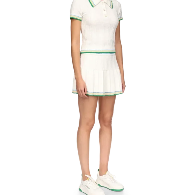 Polo de punto acanalado Polo de punto acanalado