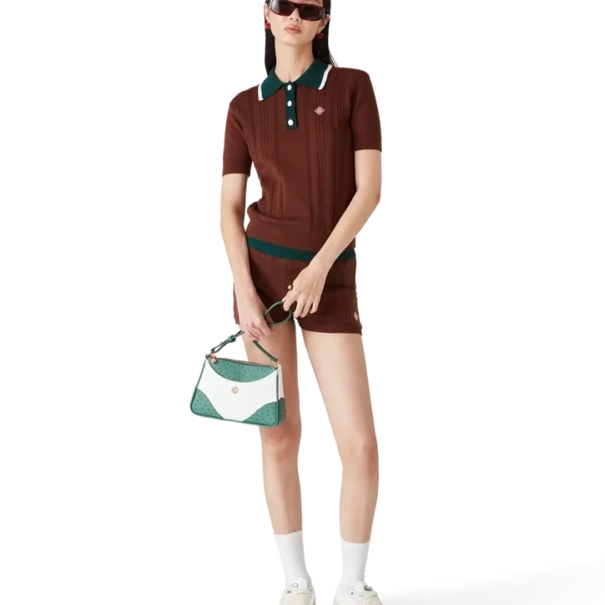 Polo de punto trenzado Polo de punto trenzado