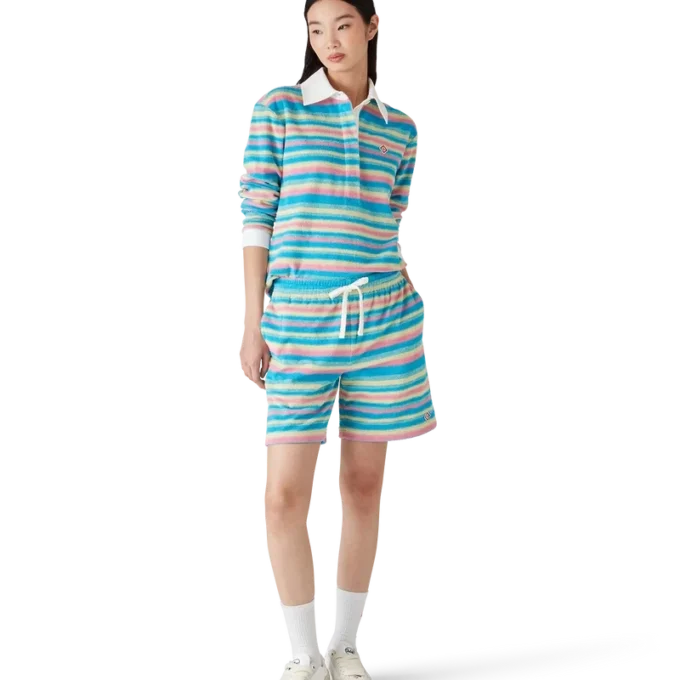 Polo de rizo a rayas