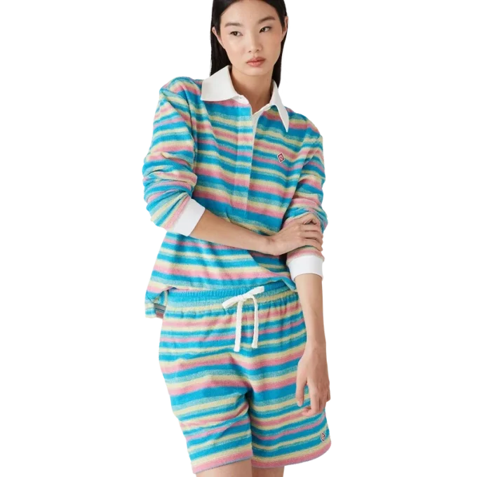 Polo de rizo a rayas