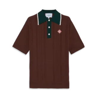 Polo oversize de punto trenzado