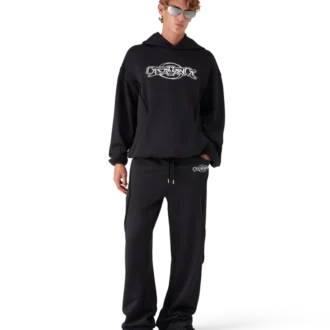 Sudadera con capucha oversize y paneles