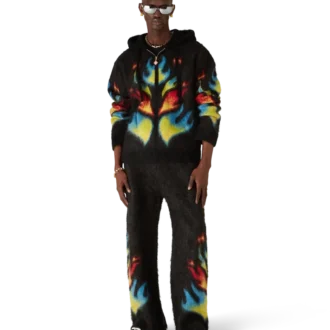 Sudadera con capucha y cremallera Mohair Flame Laurel