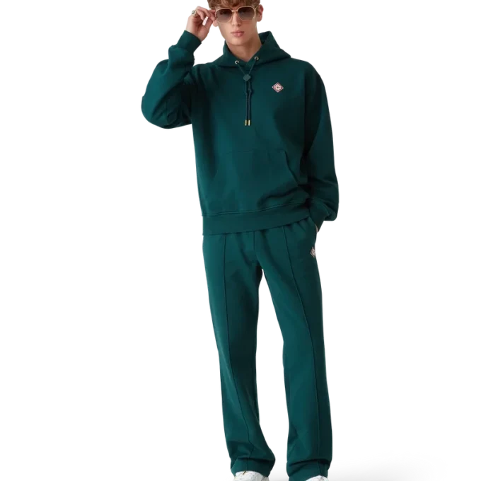 Pantalones de chándal con monograma jacquard