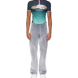 Vaqueros con textura melocotón