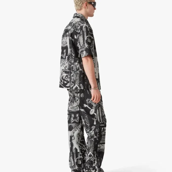 Vaqueros de pierna recta Rave Collage