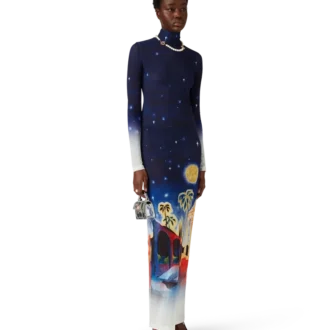 Vestido de malla Midnight Acropolis