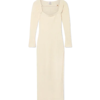 Vestido de punto texturizado