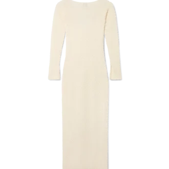 Vestido de punto texturizado