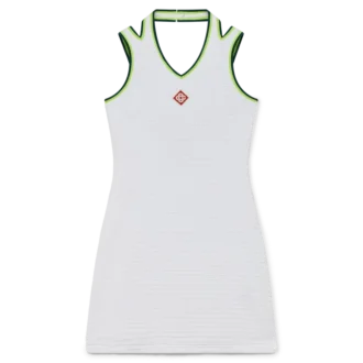 Vestido de tenis de terciopelo texturizado