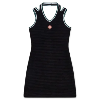 Vestido de tenis de terciopelo texturizado