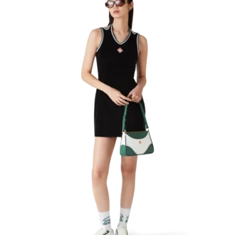 Vestido de tenis de terciopelo texturizado