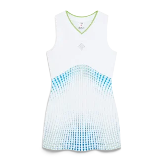 Vestido Racer con estampado de tenis