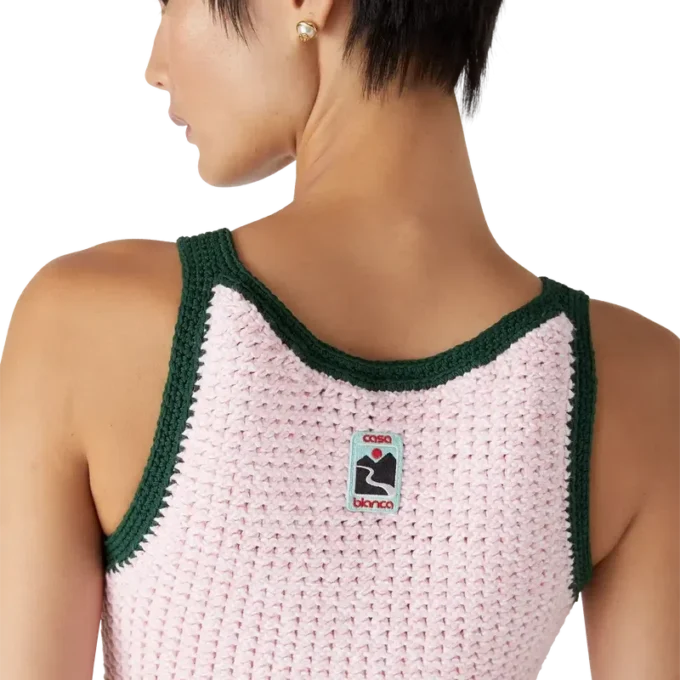 Vestido sin mangas de algodón Mouline Vestido sin mangas de algodón Mouline