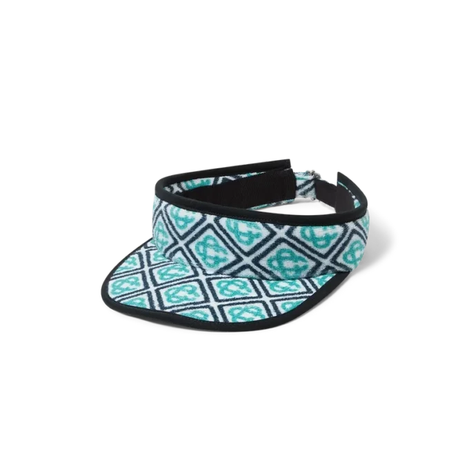 Visera de rizo con monograma Visera de rizo con monograma